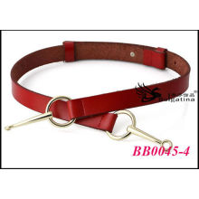 New Arrival! Red Genuine Leather Belts Wholesale With Size 2.35*70cm BB0045-4